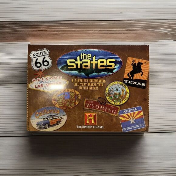 The States History Channel 3-Disc DVD Set USA Documentary Travel Education TV - Picture 1 of 6